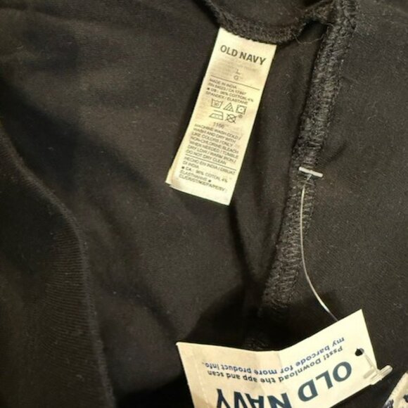 Cropped high waisted Black Cotton leggings - Picture 15 of 16